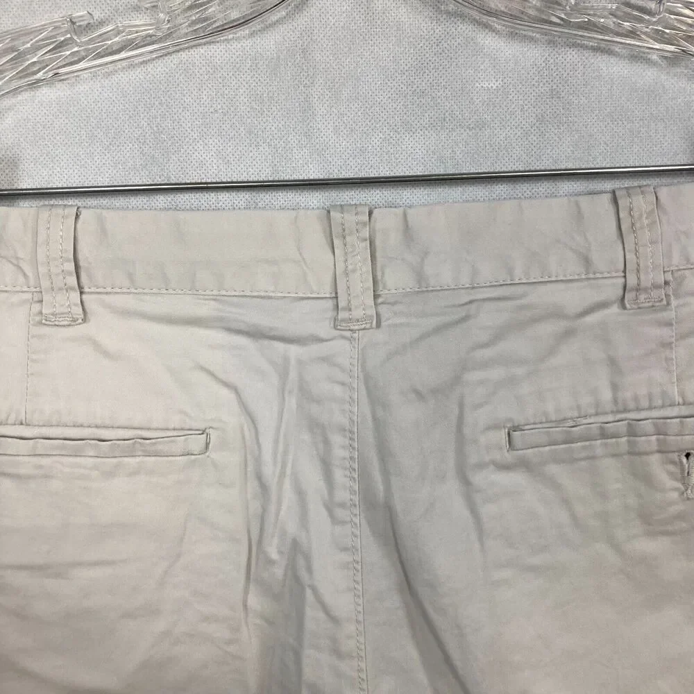 J. Crew Shorts Mens Sz 38 Stone Beige Cotton‎ Khaki Stretch 9